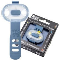 Produktbild von Max & Molly Matrix 2.0 Ultra LED Hundelicht Ocean Blau wasserfest und USB wiederaufladbar aus Silikon