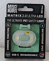 Max & Molly Matrix 2.0 Ultra LED Sicherheitslicht für Hund und Katze Jade wasserfest und USB wiederaufladbar – Bild 1 von 12