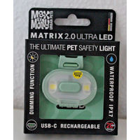 Produktbild von Max & Molly Matrix 2.0 Ultra LED Sicherheitslicht für Hund und Katze Jade wasserfest und USB wiederaufladbar