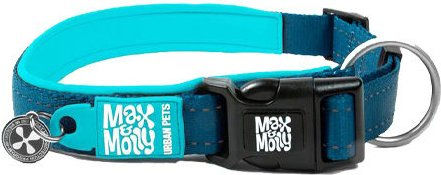 Max & Molly Matrix Sport Smart ID Hundehalsband aus Neopren mit Smart-ID-Tag Blau Größe M – Bild 1 von 6