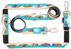 Max & Molly Multifunktions Hundeleine Aloha L mit 2 Karabinern und Neopren Polsterung Bunt – Bild 1 von 9