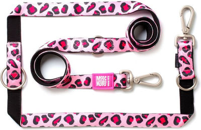 Max & Molly Multifunktions Hundeleine Leopard Pink Größe L mit Neopren gepolstert und wasserabweisend – Bild 1 von 12