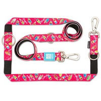 Produktbild von Max & Molly Multifunktions Hundeleine Magical L mit 2 Karabinern und Neopren-Polsterung Bunt 2m