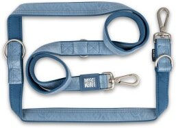 Max & Molly Multifunktions Hundeleine Matrix 2.0 Ocean Blau L mit 2 Karabinern gepolstert und reflektierend – Bild 1 von 2