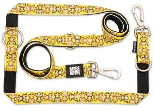 Max & Molly Multifunktions Hundeleine Monkey Maniac XS gepolstert mit Neopren in Bunt – Bild 1 von 8
