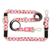 Produktbild von Max & Molly Multifunktions-Hundeleine Strawberry Dream Rosa L mit Neopren-Polsterung