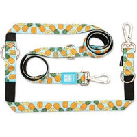 Produktbild von Max & Molly Multifunktions Hundeleine Sweet Pineapple S mit 2 Karabinern und Neopren Polsterung