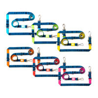 Produktbild von Max & Molly Multifunktions Hundeleine XS Orange mit Neopren Gepolsterung und 2 Karabinern 2m