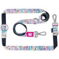Produktbild von Max & Molly Multifunktionsleine Magic Zebra Bunt Größe M aus Neopren