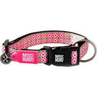 Produktbild von Max & Molly Smart ID Halsband aus Polyester in Rosa Bunt Größe L