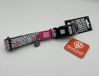 Max & Molly Smart ID Hundehalsband Magic Zebra Größe M – Bild 1 von 10