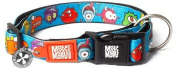 Max & Molly Smart-ID Hundehalsband Monster mit QR-Tag aus gepolstertem Neopren Größe S – Bild 1 von 11