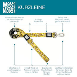 Max & Molly Urban Pets Führleine Blue Ocean aus Neopren Größe M – Bild 1 von 5
