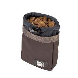 Produktbild von Max & Molly Urban Pets Futterbeutel Matrix 2.0 aus Polyester in Beige/Grau mit Karabiner und Hosenclip