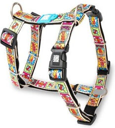 Max & Molly Urban Pets Hundegeschirr H-Form aus Neopren Bunt Größe L – Bild 1 von 8