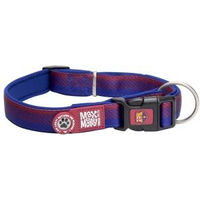 Produktbild von Max & Molly Urban Pets Hundehalsband FC Barcelona Blau mit Smart ID aus Neopren Größe L