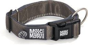 Max & Molly Urban Pets Hundehalsband Gotcha! mit Smart ID, gepolstert mit Neopren, wasserabweisend, Stone, Größe S, 37-57cm – Bild 1 von 6