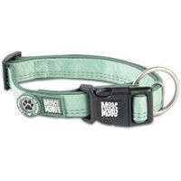 Produktbild von Max & Molly Urban Pets Hundehalsband Matrix 2.0 Jade Grün mit Gotcha! Smart ID Sicherheitsanhänger, Größe L, gepolstert und reflektierend aus Neopren, wasserabweisend
