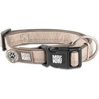 Produktbild von Max & Molly Urban Pets Hundehalsband Neopren Beige Größe S wasserabweisend