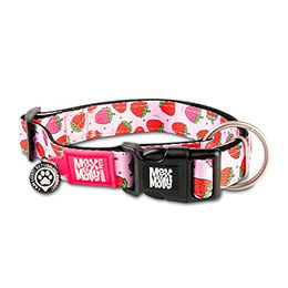 Max & Molly Urban Pets Hundehalsband Strawberry Dream mit Smart ID aus gepolstertem Neopren für große Hunde Größe L – Bild 1 von 10
