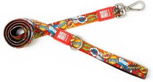 Max & Molly Urban Pets Kurzleine Heroes Bunt mit Neopren Polsterung Größe M – Bild 1 von 2