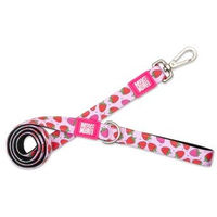 Produktbild von Max & Molly Urban Pets Kurzleine Strawberry Dream aus Neopren für Hunde Größe L
