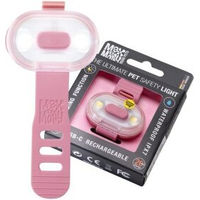 Produktbild von Max & Molly Urban Pets Matrix 2.0 Ultra LED-Rose Wasserfestes Hundelicht aus Silikon USB-wiederaufladbar für Geschirr, Leine und Halsband
