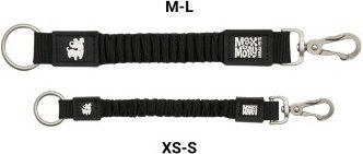 Max & Molly Urban Pets Ruckdämpfer Leinenadapter Mini XS Schwarz aus Nylon – Bild 1 von 6