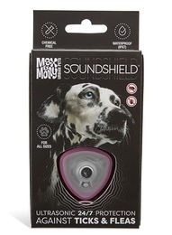 Max & Molly Urban Pets Soundshield Ultraschall-Tag für Hunde und Welpen aus Silikon in Schwarz oder Orange - 1 Stk. – Bild 1 von 7