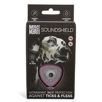 Produktbild von Max & Molly Urban Pets Soundshield Ultraschall-Tag für Hunde und Welpen aus Silikon in Schwarz oder Orange - 1 Stk.