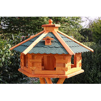 Produktbild von Maxi XXL Vogelhaus aus Holz in Grün 67 x 45 cm