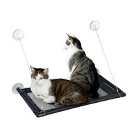 Produktbild von Maximex XXL Katzen-Hängematte mit Plüschauflage in Schwarz 67x38 cm