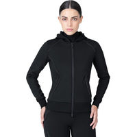 Produktbild von Maximilian Equestrian Arctic Zip-Hoodie Sweatjacke Damen Fleece Schwarz XXS