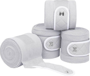 Maximilian Equestrian Bandagen Crew 4er Set Fleecebandagen Glacier – Bild 1 von 1