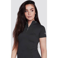 Produktbild von Maximilian Equestrian Base Layer Damen Funktionsshirt Kurzarm Anthrazit Grau Größe S