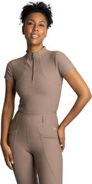 Maximilian Equestrian Base Layer Damen Funktionsshirt Kurzarm Braun XL – Bild 1 von 1