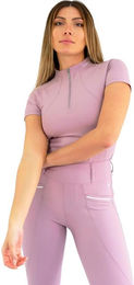 Maximilian Equestrian Base Layer Damen Funktionsshirt Kurzarm Mauve XS – Bild 1 von 1