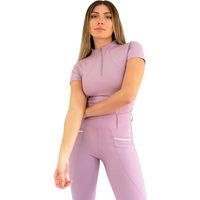 Produktbild von Maximilian Equestrian Base Layer Damen Funktionsshirt Kurzarm Mauve XS