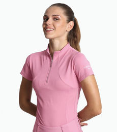 Maximilian Equestrian Base Layer Damen Funktionsshirt Kurzarm Rosa M – Bild 1 von 1
