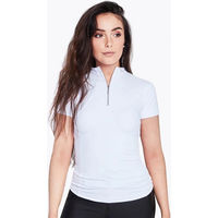 Produktbild von Maximilian Equestrian Base Layer Damen Funktionsshirt Kurzarm Silber/Weiß Größe S