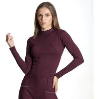 Produktbild von Maximilian Equestrian Base Layer Damen Long Sleeve Funktionsshirt Beere Größe M