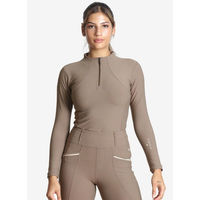 Produktbild von Maximilian Equestrian Base Layer Damen Long Sleeve Funktionsshirt Beige Größe M