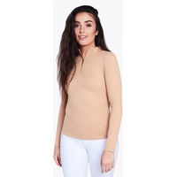 Produktbild von Maximilian Equestrian Base Layer Damen Long Sleeve Funktionsshirt Beige Größe S