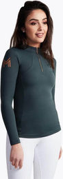 Maximilian Equestrian Base Layer Damen Long Sleeve Funktionsshirt Forest Green XS – Bild 1 von 1