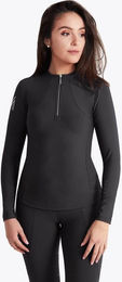 Maximilian Equestrian Base Layer Damen Long Sleeve Funktionsshirt Grau Größe L – Bild 1 von 1