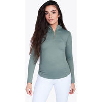 Produktbild von Maximilian Equestrian Base Layer Damen Long Sleeve Funktionsshirt Grün Größe M