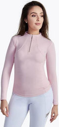 Maximilian Equestrian Base Layer Damen Long Sleeve Funktionsshirt Pink XS – Bild 1 von 1