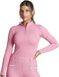 Maximilian Equestrian Base Layer Damen Long Sleeve Funktionsshirt Rosa XS – Bild 1 von 1