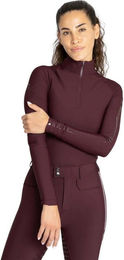 Maximilian Equestrian Base Layer Damen Reflection Long Sleeve Funktionsshirt Bordeaux Grösse L – Bild 1 von 1