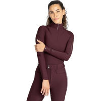 Produktbild von Maximilian Equestrian Base Layer Damen Reflection Long Sleeve Funktionsshirt Burgundy XXS